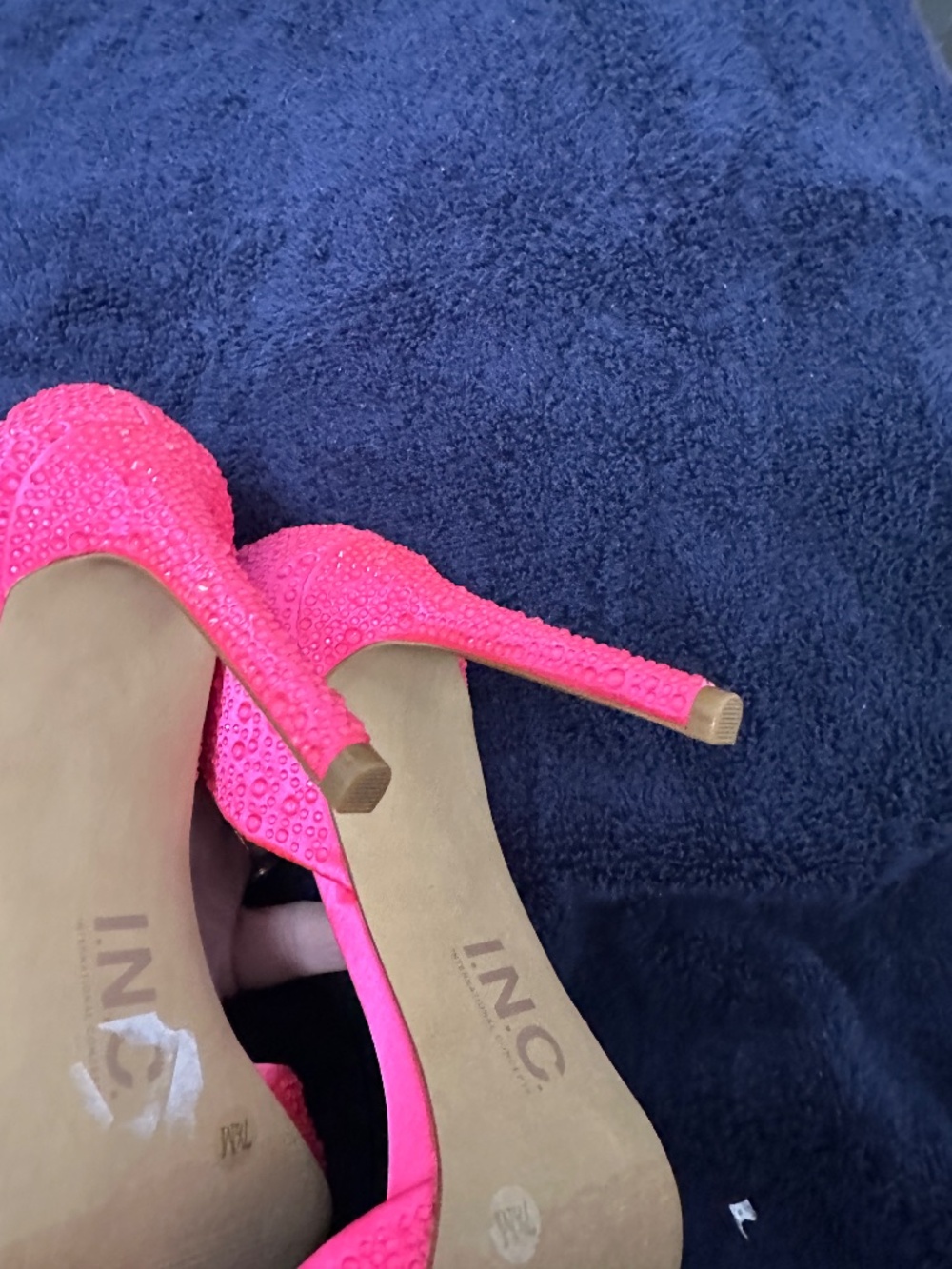 INC Rhinestone Pink Pumps 7.5 - Picture 6 of 9